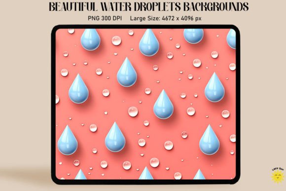 3D Rain Drops on Pastel Backgrounds: Elevating Your Visual Narrative