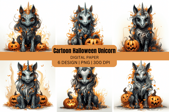 Cartoon Halloween Unicorn Backgrounds: A Designer's Guide