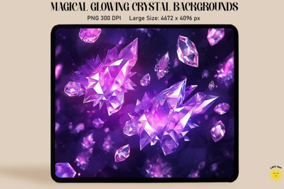 Enchanted Purple Crystal Backgrounds: A Designer's Guide