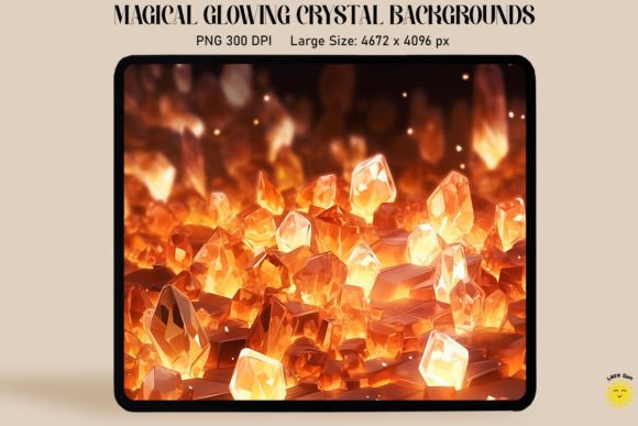 Magical Orange Crystal Backgrounds: A Guide for Designers