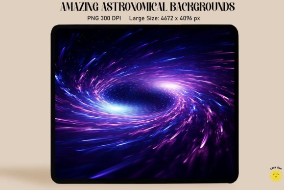 Magical Purple Galaxy Backgrounds for Cosmic Projects