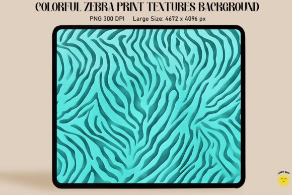 Pastel Turquoise Zebra Print Backgrounds: A Creative Asset Guide