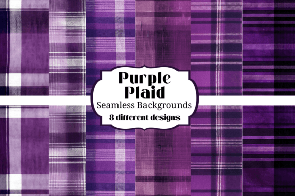 Purple Plaid Flannel Backgrounds: A Seamless Pattern for Cozy Design