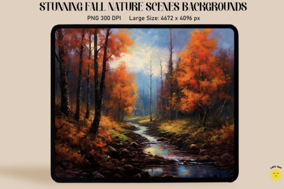 Serene Autumn Landscape Backgrounds: Capturing Fall's Tranquil Beauty