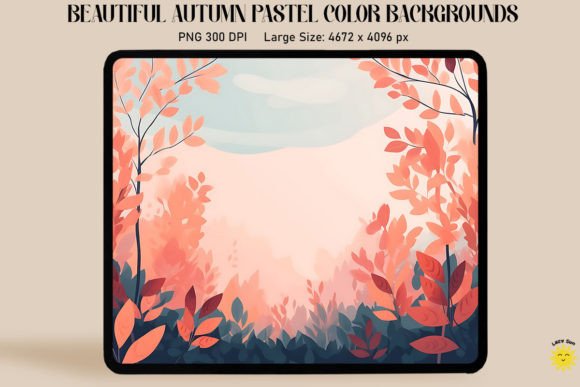 Soft Pastel Colors Autumn Backgrounds: Your Go-To Design Asset