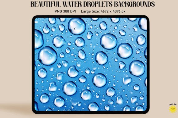 Transform Your Projects with Fresh Water Drops Backgrounds