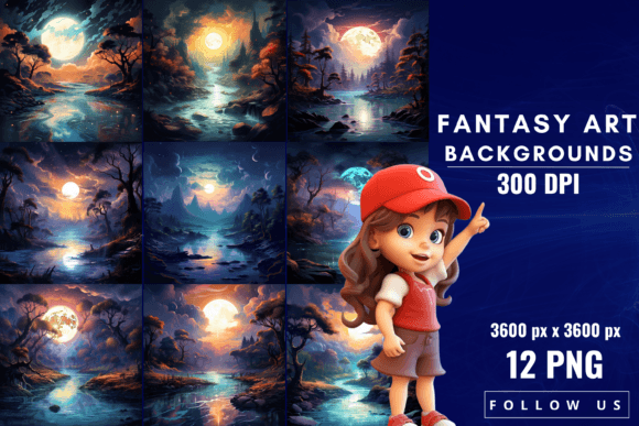 Transforming Digital Spaces with Fantasy Art Backgrounds