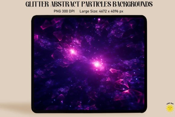 Unlocking Visual Magic: Abstract Purple Particles Backgrounds
